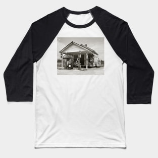 Country Filling Station, 1939. Vintage Photo Baseball T-Shirt